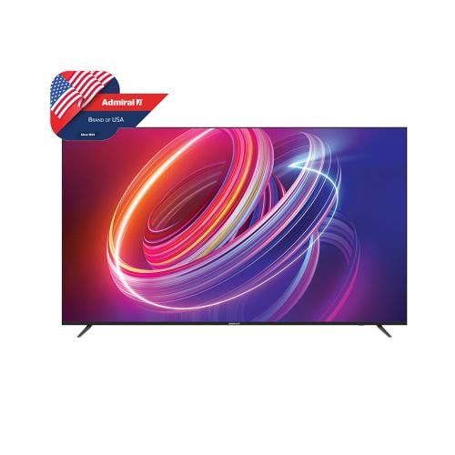 تلفزيون ال أي دي ادميرال  75 بوصة  4K UHD ذكية بنظام أندرويد HDR10 منافذ HDMI وUSB.  صنع في الصين ADL75UWOSAC