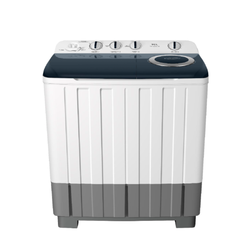 غسالة ملابس تي سي ال  18 كيلو ابيض حوضين  صنع في الصين F218TT