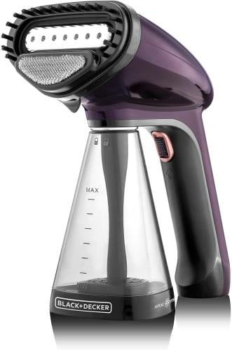 Black & Decker 1500W Portable Garment Steamer Purple Made in China HST1500-B5
