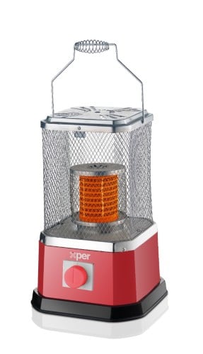 دفاية كوراتز اكسبير - 2000 واط  دفاية اكسبير كهربائية مربعة احمر*فضي 2000 واط -23-XP-3030S - صنع في الصين XP-3030S