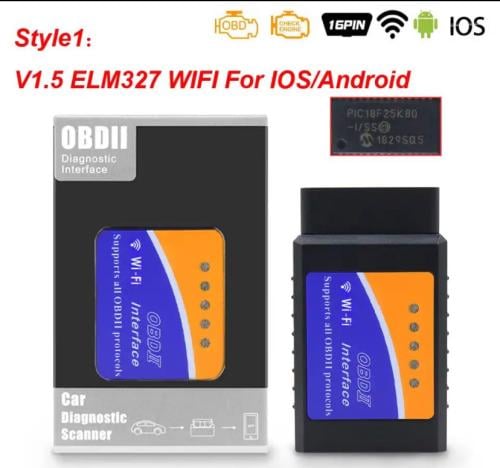 جهاز فحص المركبات OBD على الواي فأي اذا ولعت لمبات...
