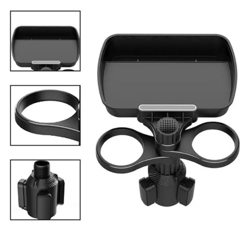 حامل اكواب مع طاولة متحركة 360 درجة