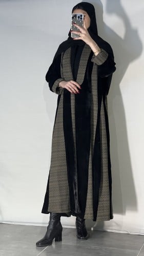 عباية شتوية زيتي