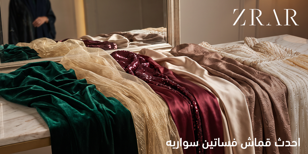 احدث قماش فساتين سواريه