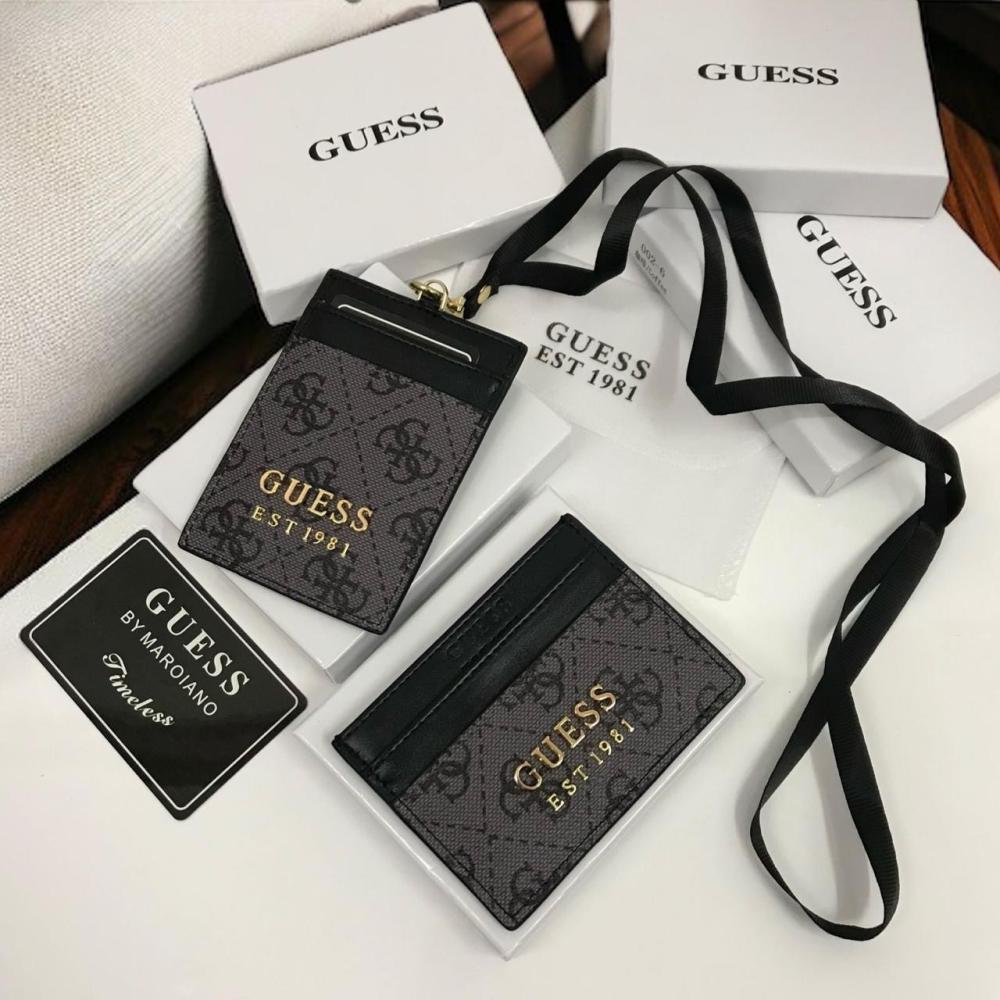 Guess card holder best sale