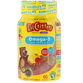 أوميغا 3 للأطفال بشكل حلوى لذيذة - عدد 60 قطعة حلوى Omega 3