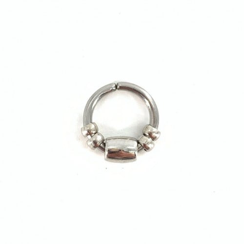 16g Beads Hoop Ring