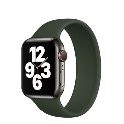 سوار Solo Loop Apple Watch باللون الأخضر