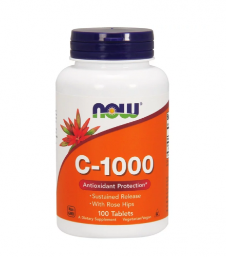 ناو / فيتامين سي 100 حبه بتركيز 1000 ملج