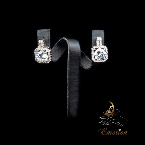 حلق زركون شكل مختلف - حلق زركون