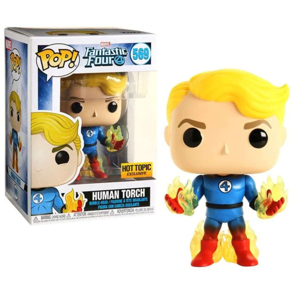 fantastic four human torch funko pop