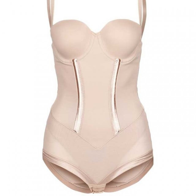 Flexees by Maidenform Easy Up Strapless Body Briefer