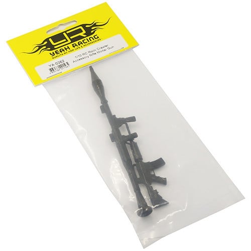 Yeah Racing 1/10 RC Rock Crawler Accessory Rifle Mortar Gun AK47 RPG Rocket