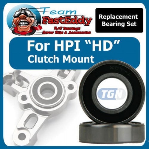 Team FastEddy Replacement Clutch Bearing Set for The HPI HD Clutch Carrier