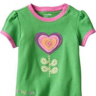 بلوزة بناتي ماركة BabyGap - أخضر