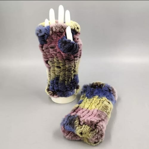 Fur Finger Glove | قفازات فرو بالأصبع