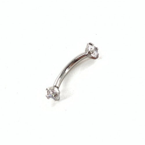 16g Crystal Curved Barbell