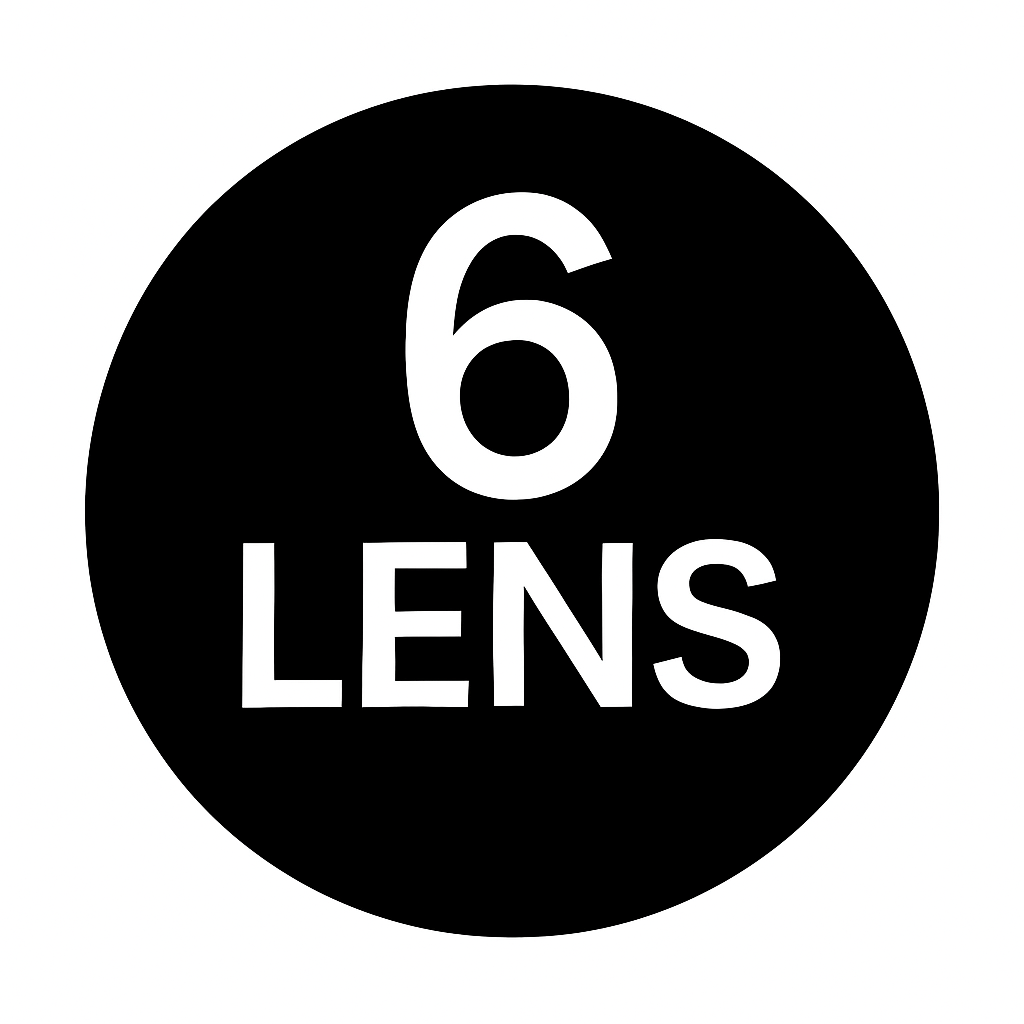 شفافة عبوة من 6 عدسات