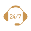 دعم عملاء 24/7