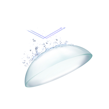 44٪ نسبة مائية تضمن إحتفاظ فعّال بالرطوبة