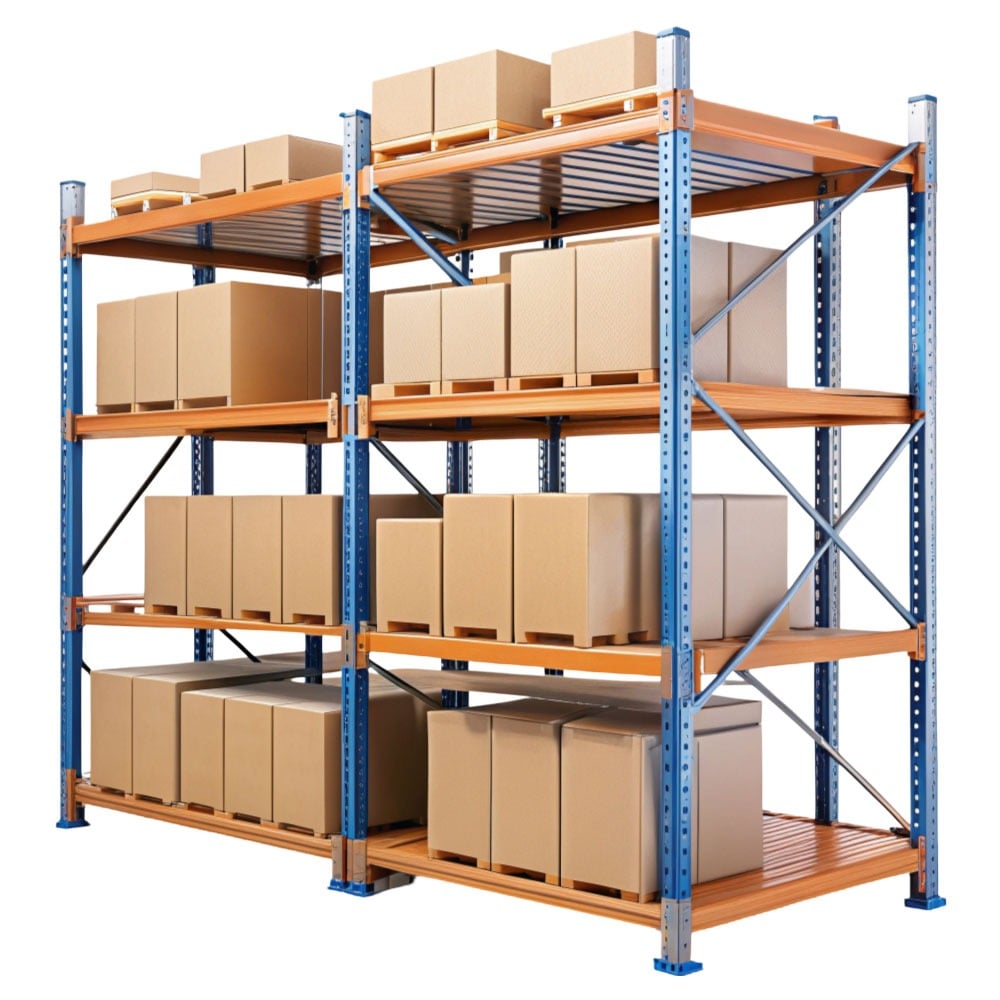 رفوف مستودعات