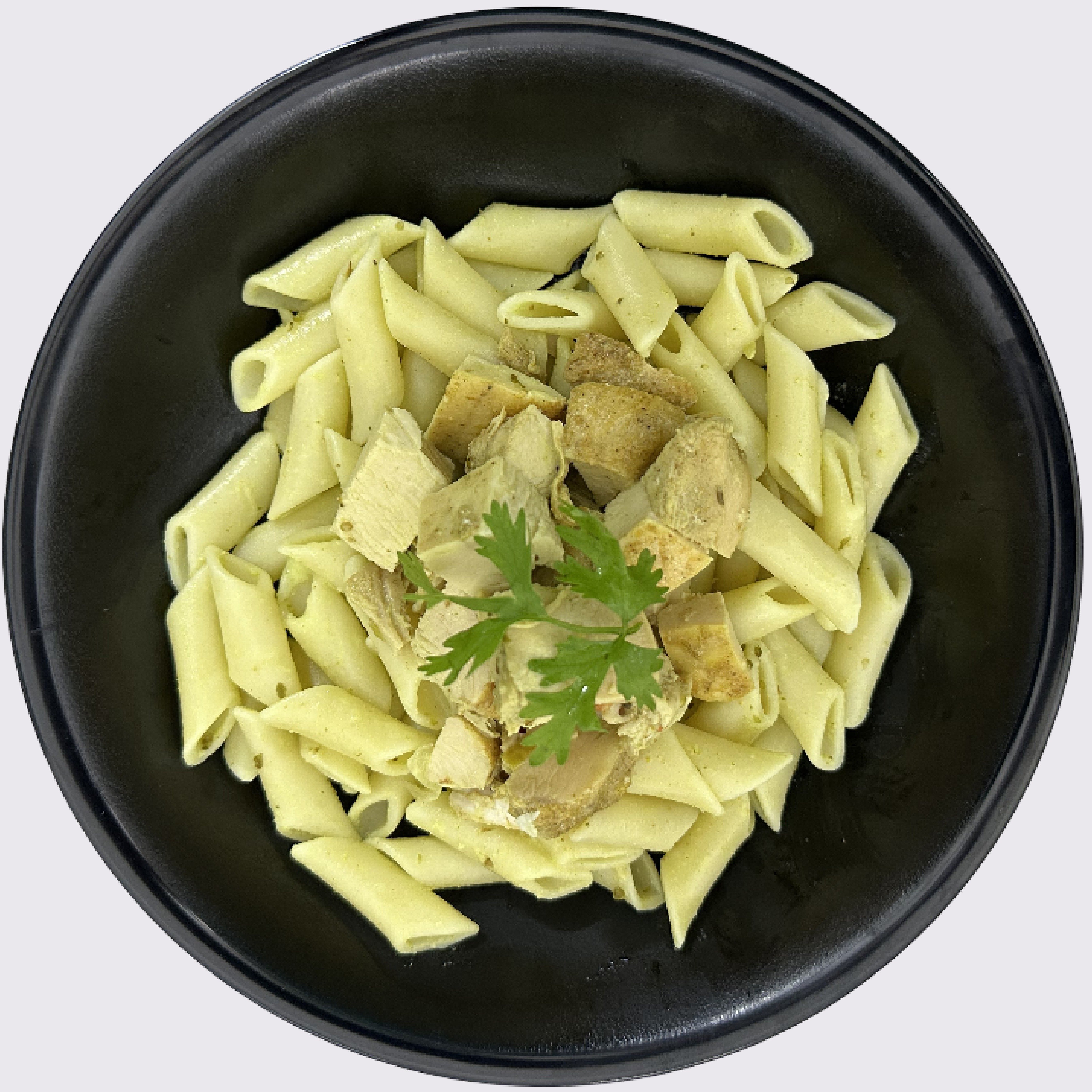 دجاج بيرق مع مكرونة الباستا-