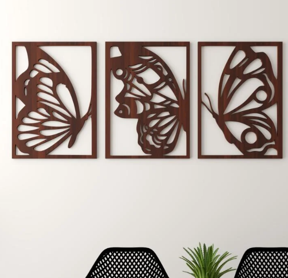 لوح جدارية خشبية