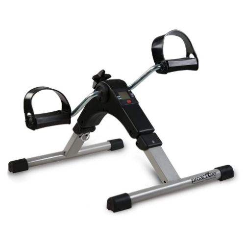 دراجة تمارين ميني محمولة بمقاومة قابلة للتعديل - جهاز رياضي منزلي