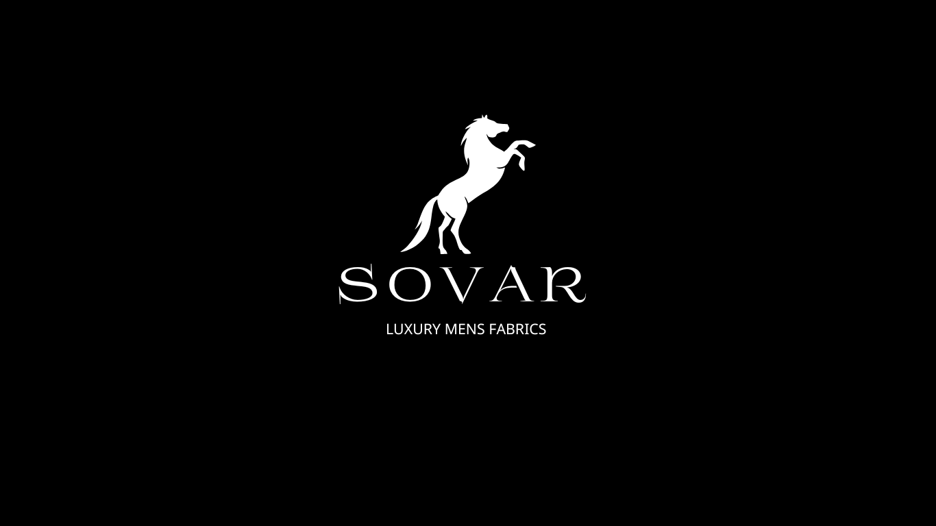 Sovar 是一款优质男装面料 Logo