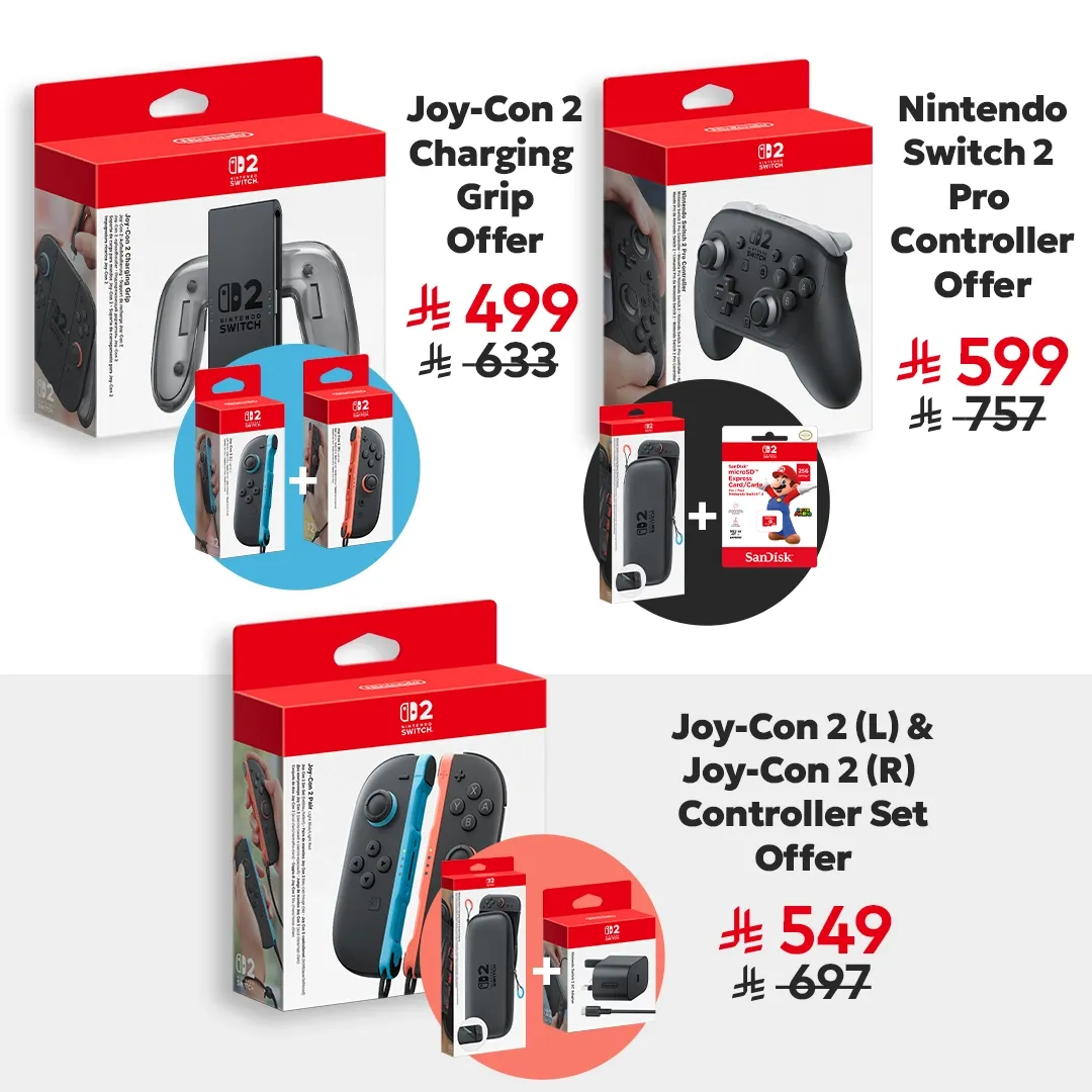 More accessories for less prices on selected products!