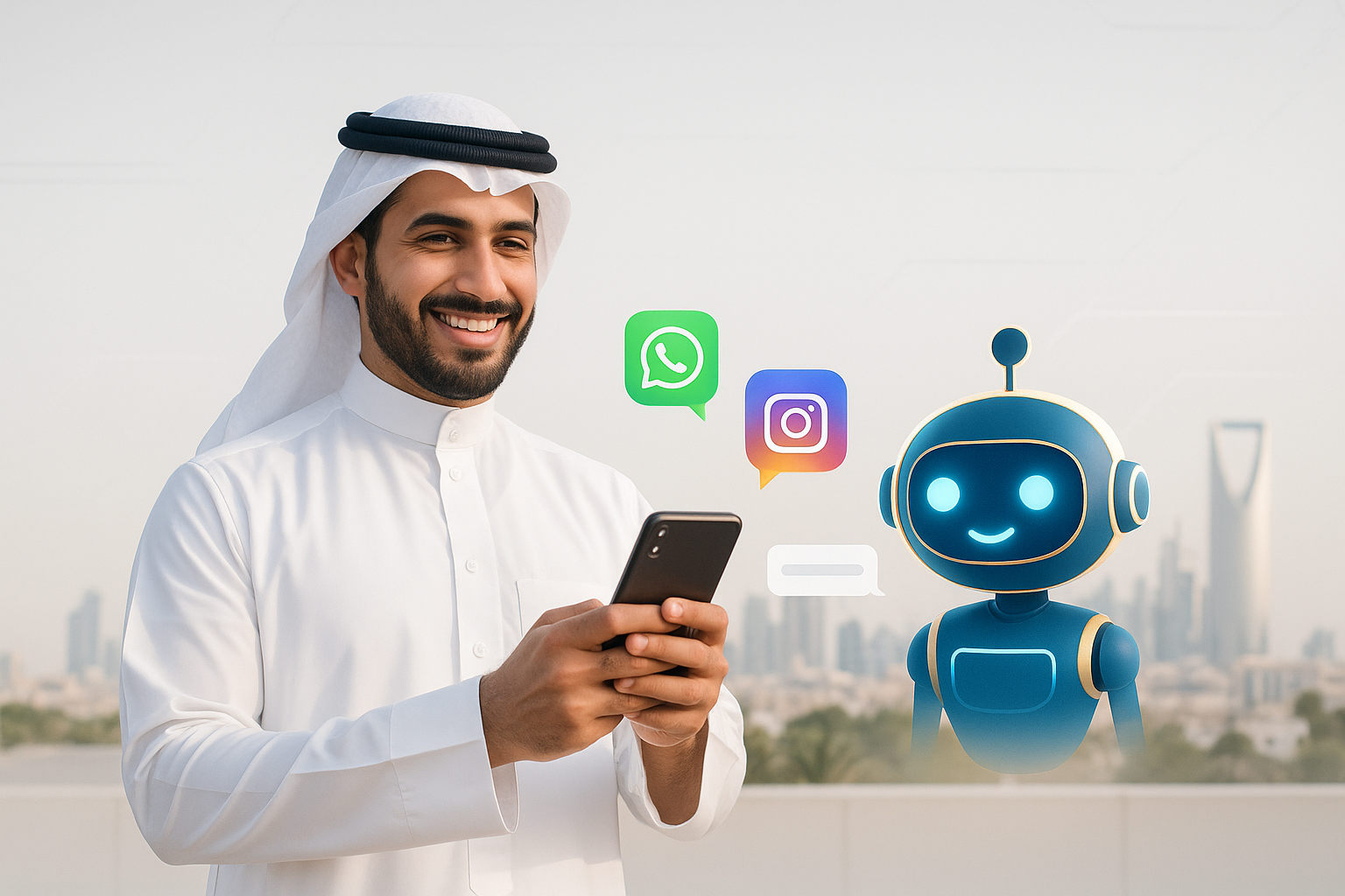 خلّ مُجيب يرد عنك 24/7 – بدون اشتراك شهري