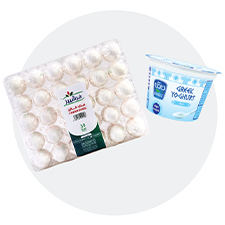 الألبان والبيض