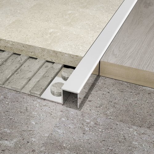 بروفايل بلاط ألمونيوم وستانلس ستيل