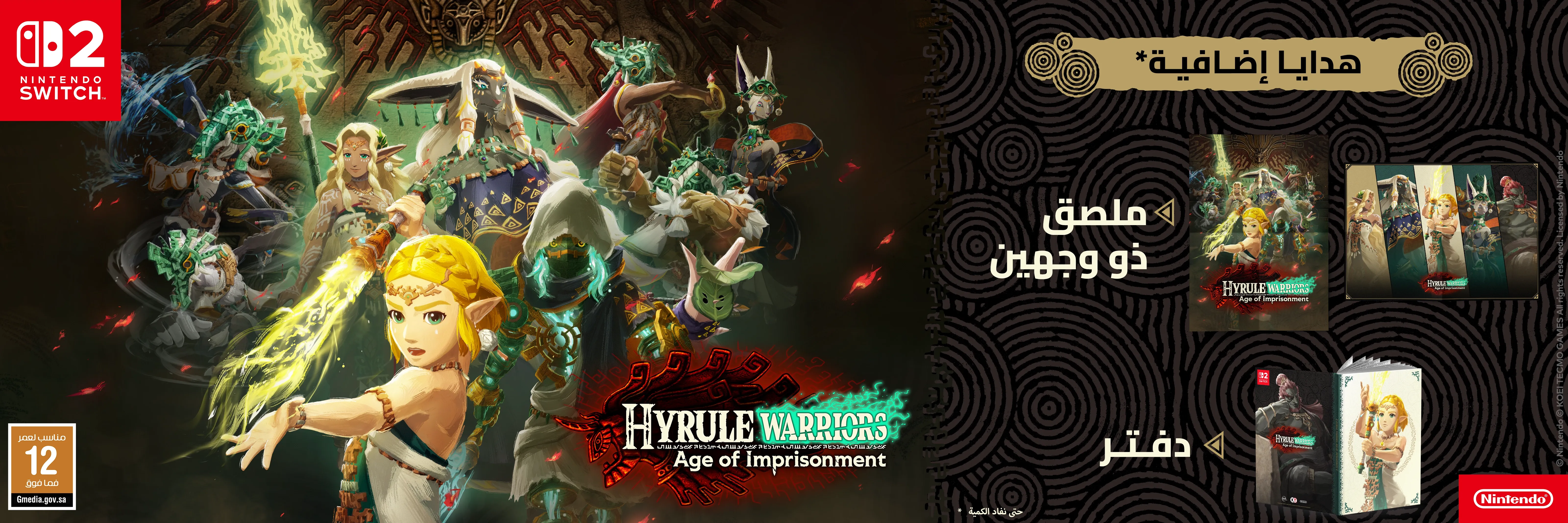 Hyrule Warriors: Age of Imprisonment متوفرة للطلب المسبق
