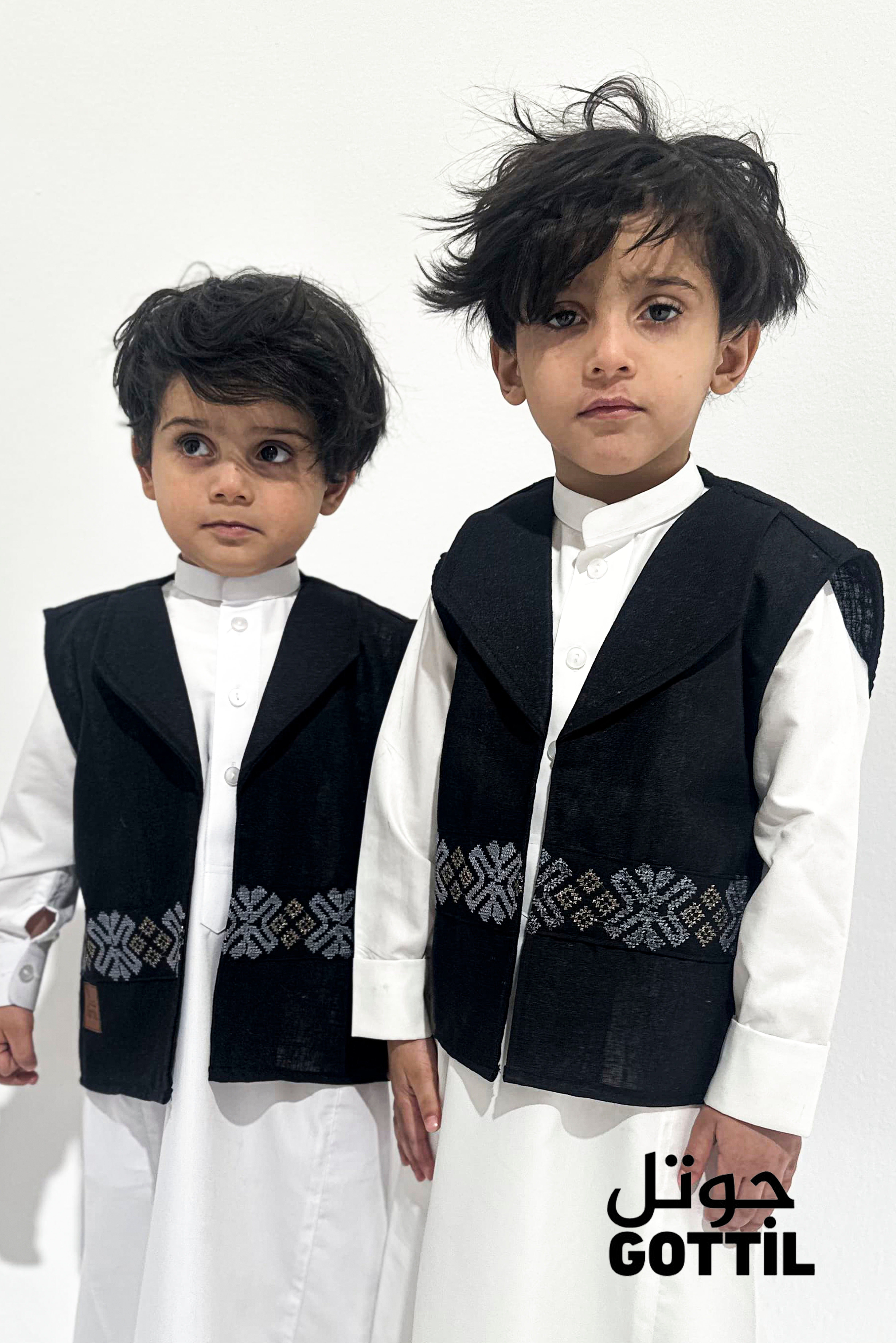 سديري أسود اطفال للعيد