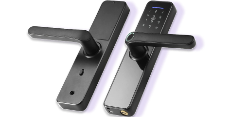 Banner قفل الباب الذكي