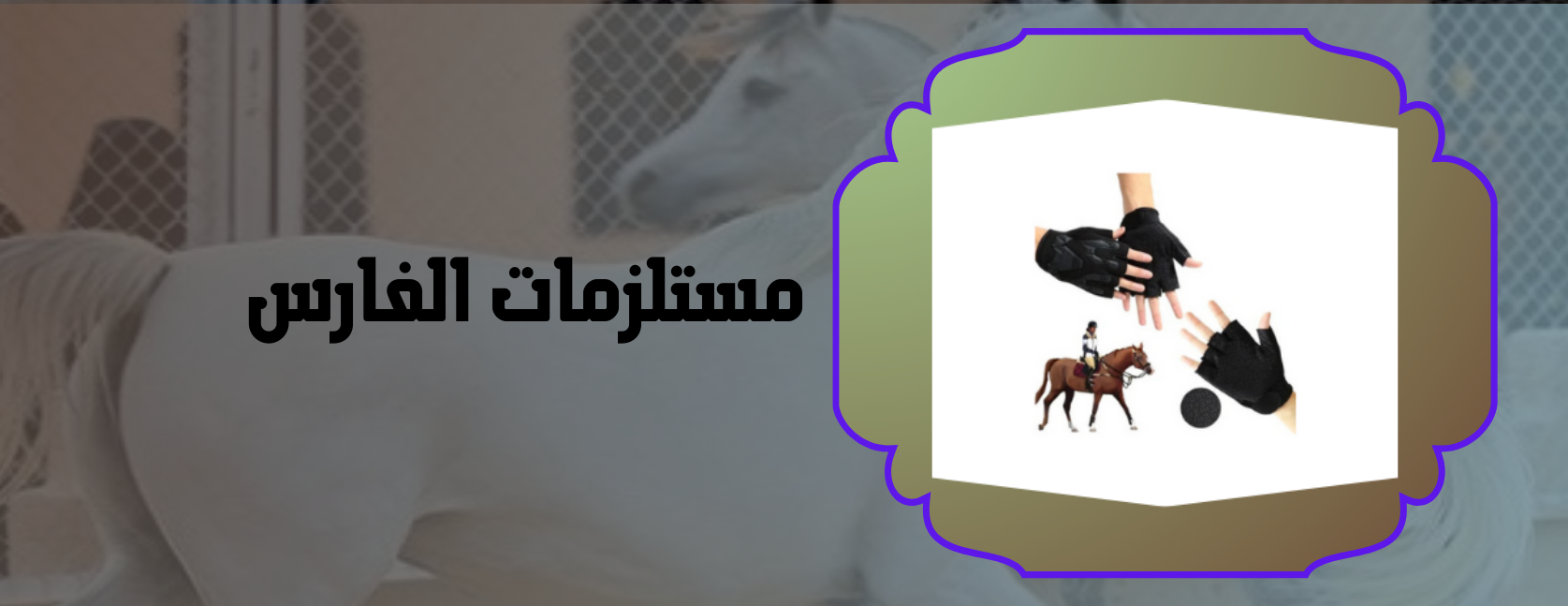 رماش لمستلزمات الخيل image-slider-0