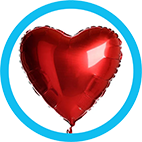 بالونات عيد الحب