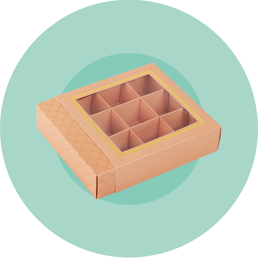 Boxes of 9 compartments