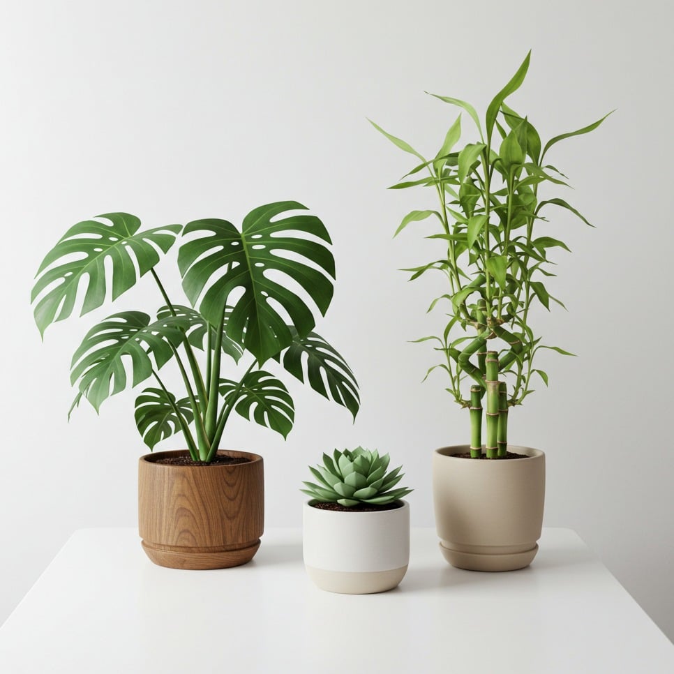 نباتات مجهزة فى احواض