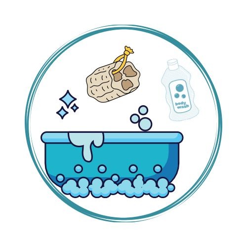الأستحمام والعناية بالجسم