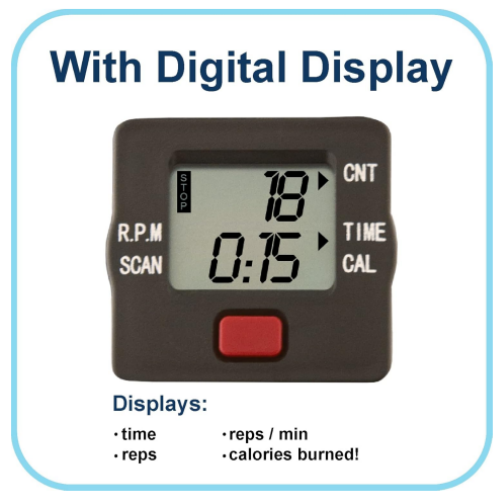 دراجة تمارين ميني محمولة بمقاومة قابلة للتعديل - جهاز رياضي منزلي