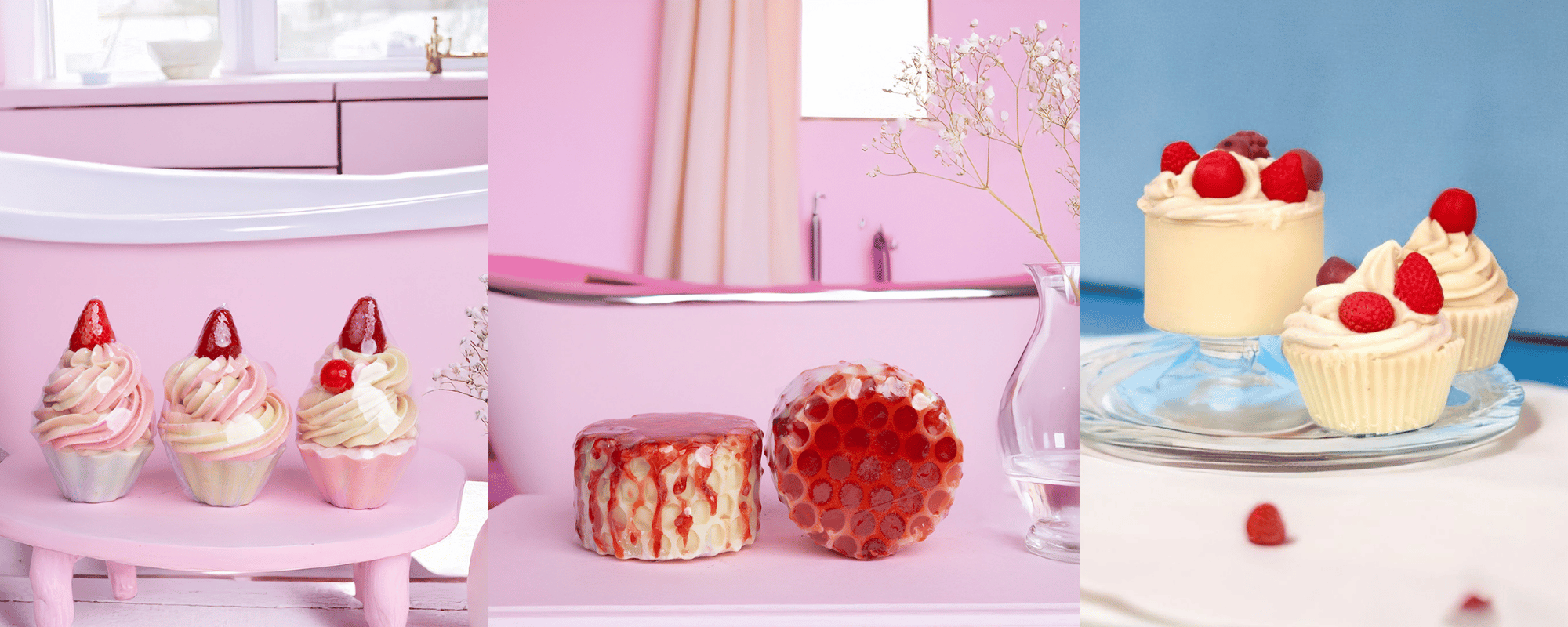 صابون كب كيك وسط