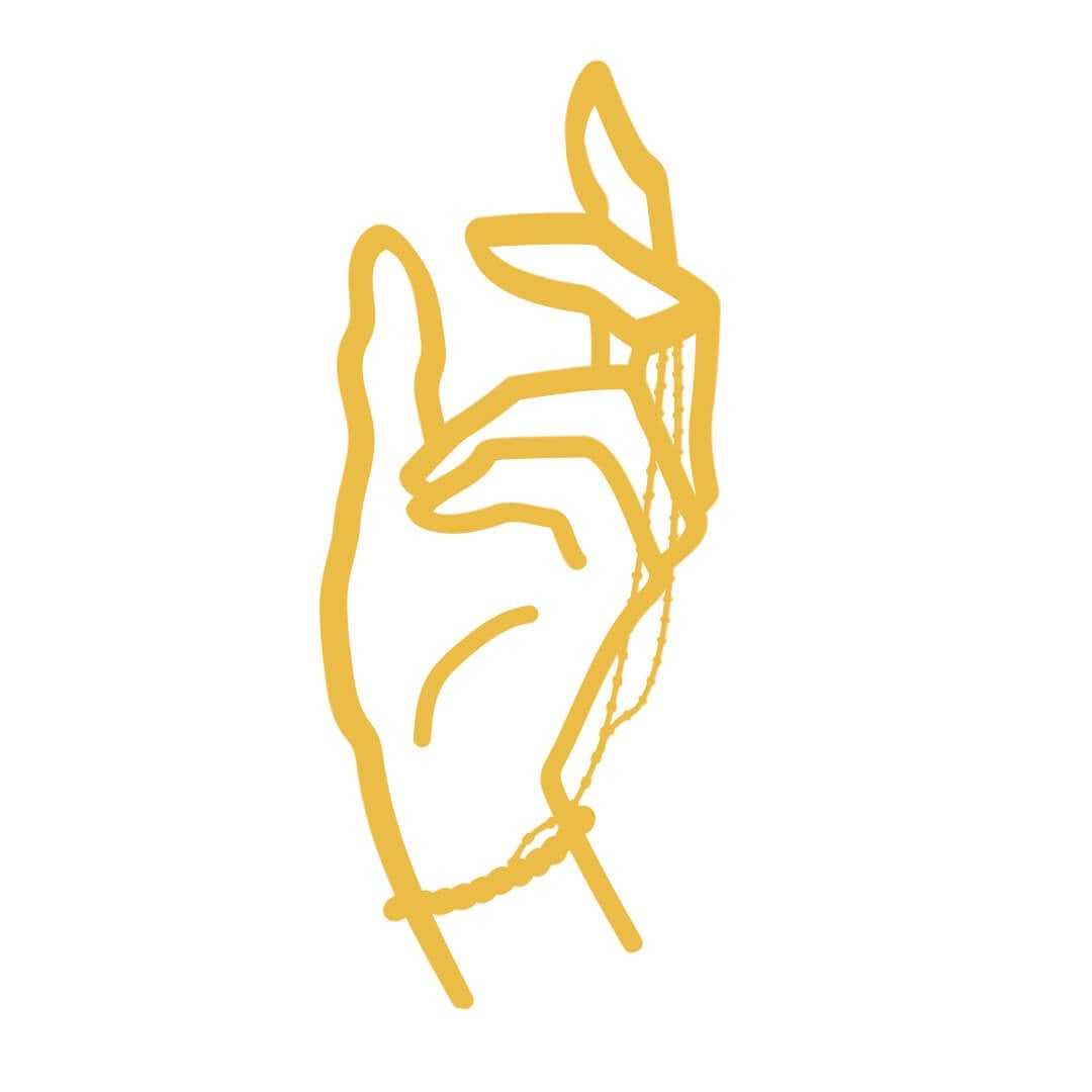 Gold Panja Finger