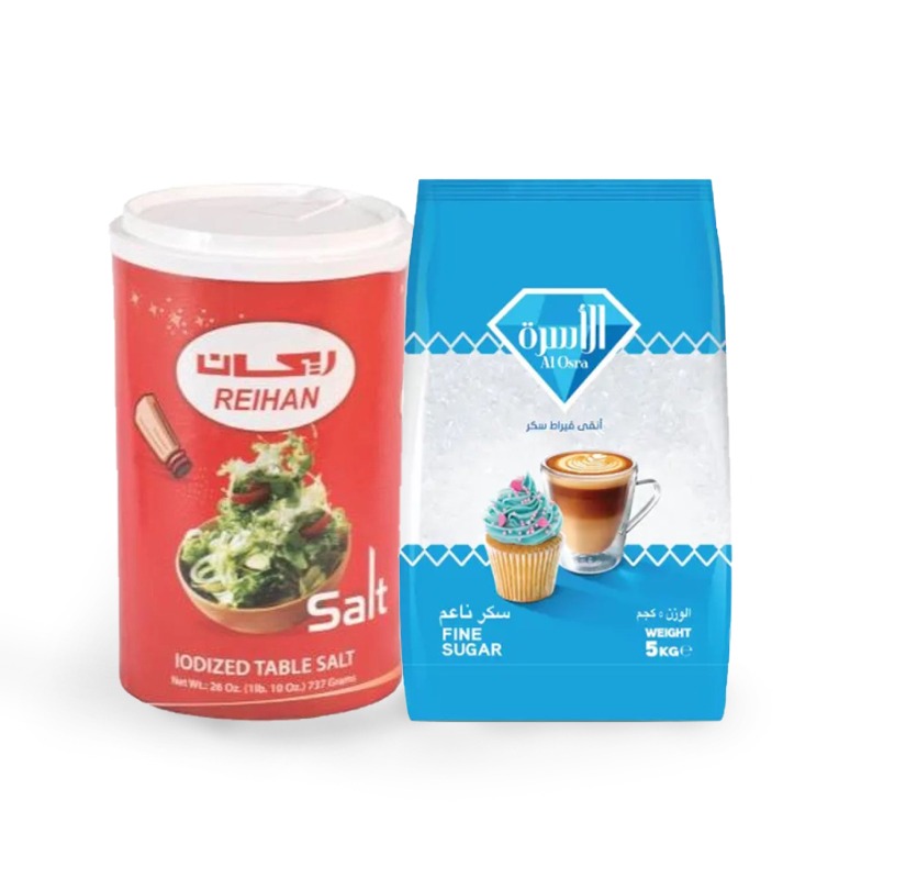 مستلزمات الطبخ والسكر