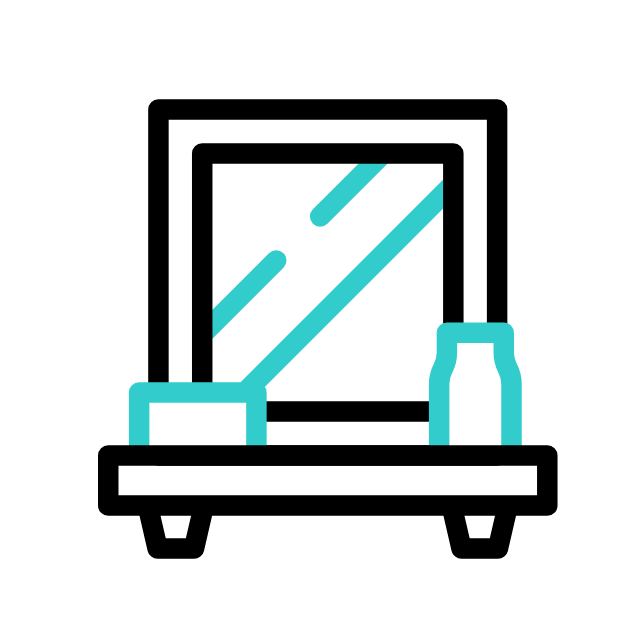 مرايا الحمام