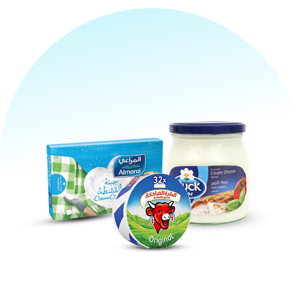 جبن سائل ومربع