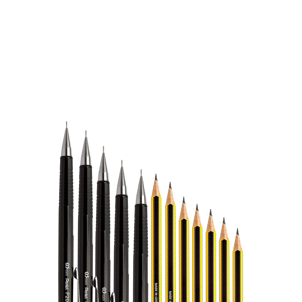 the pencils