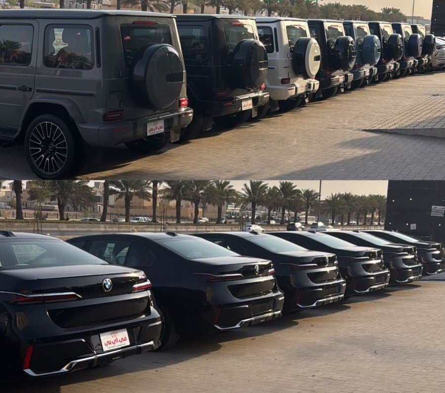 اسطولنا لتأجير السيارات الفارهة مع سائق خاص – بالتعاون مع V.I.P