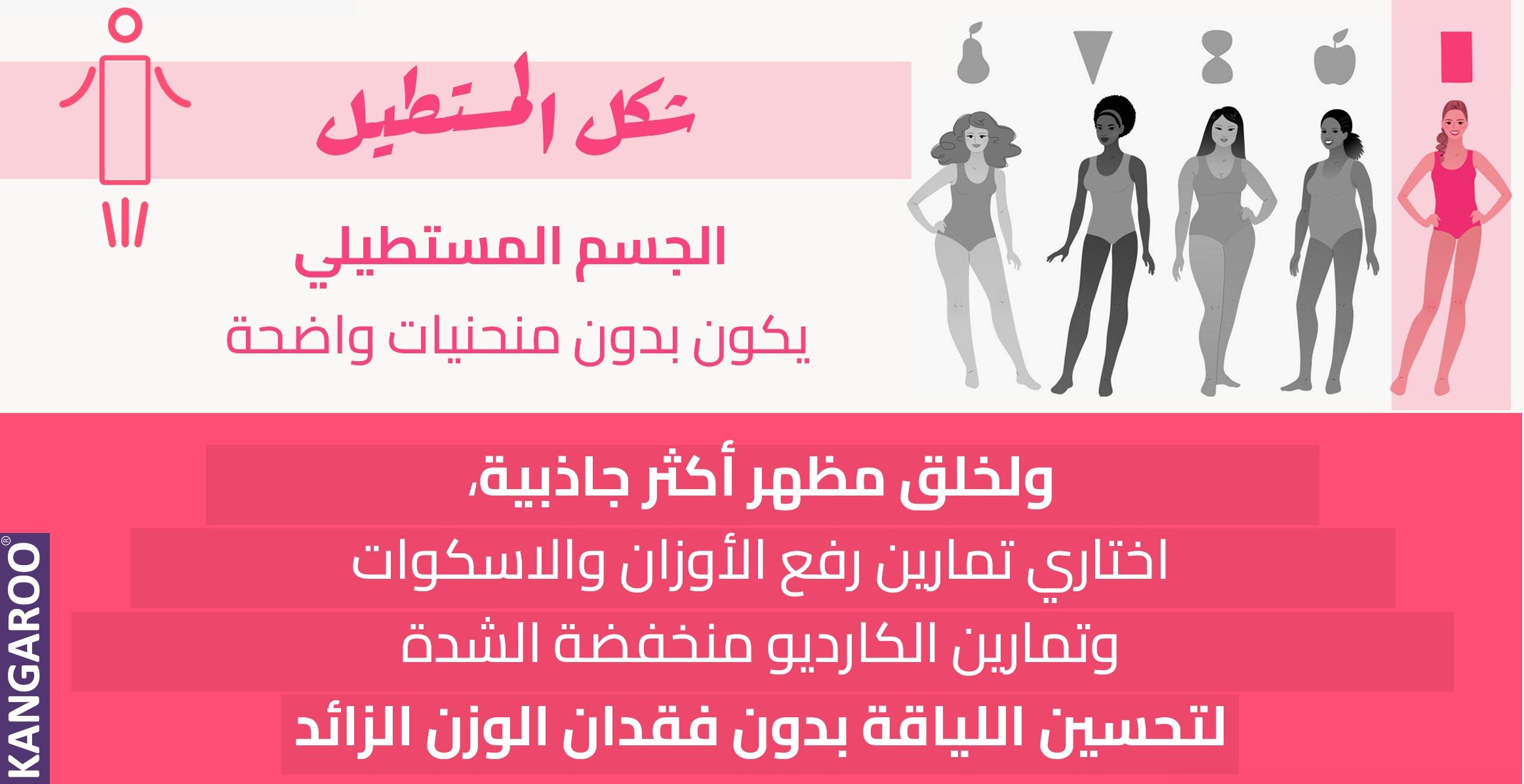 شكل الجسم المستطيل